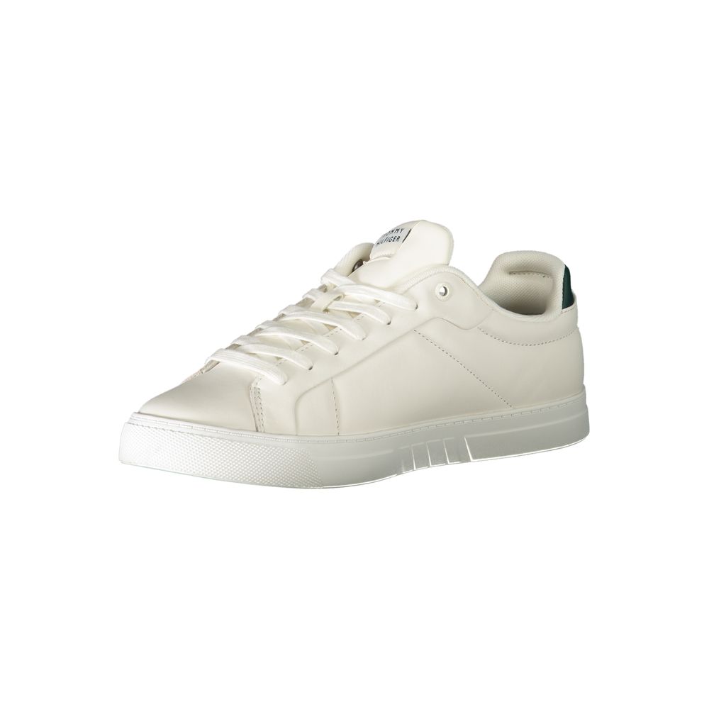 White Leather Men Sneaker - GlamHub Luxury and Icon Brand Clothing