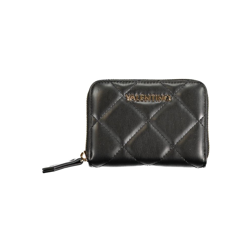 Black Polyethylene Wallet - GlamHub Luxury and Icon Brand Clothing