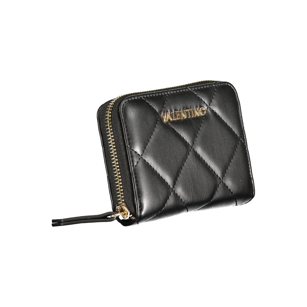 Black Polyethylene Wallet - GlamHub Luxury and Icon Brand Clothing