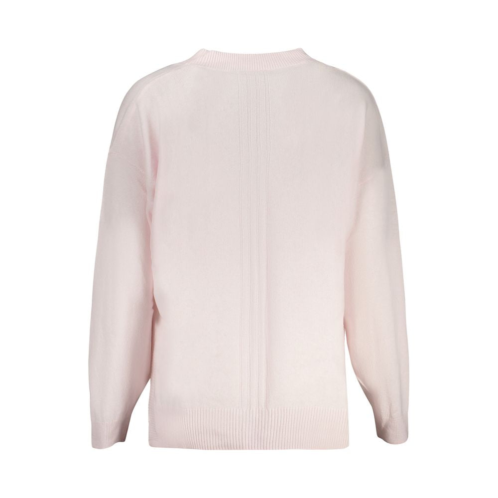 Pink Acrylic Women Sweater - GlamHub Luxury and Icon Brand Clothing