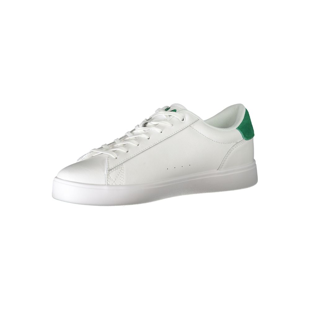 White Polyethylene Mens Sneaker