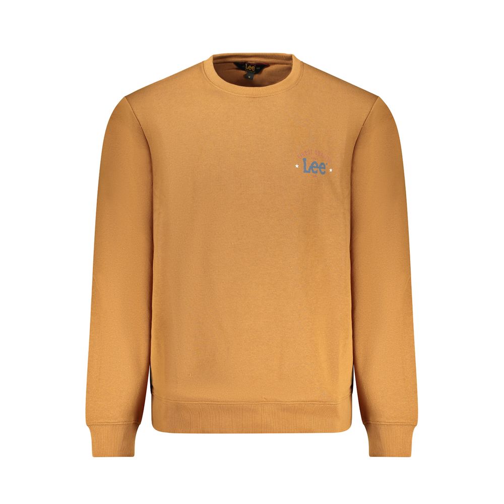 Brown Cotton Men Sweater - GlamHub Luxury and Icon Brand Clothing