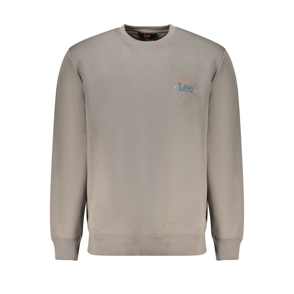 Gray Cotton Men Sweater - GlamHub Luxury and Icon Brand Clothing