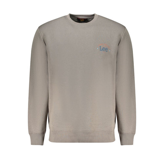 Gray Cotton Men Sweater - GlamHub Luxury and Icon Brand Clothing