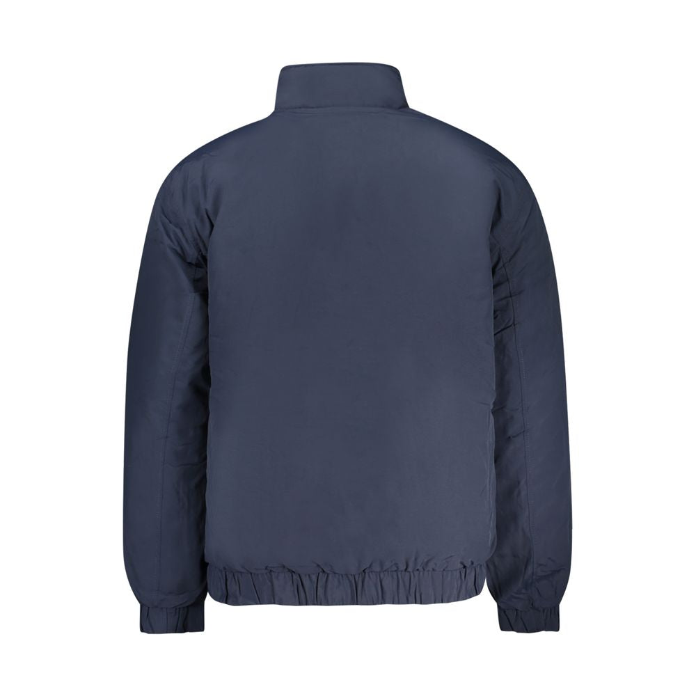 Blue Polyester Men Jacket - GlamHub Luxury and Icon Brand Clothing