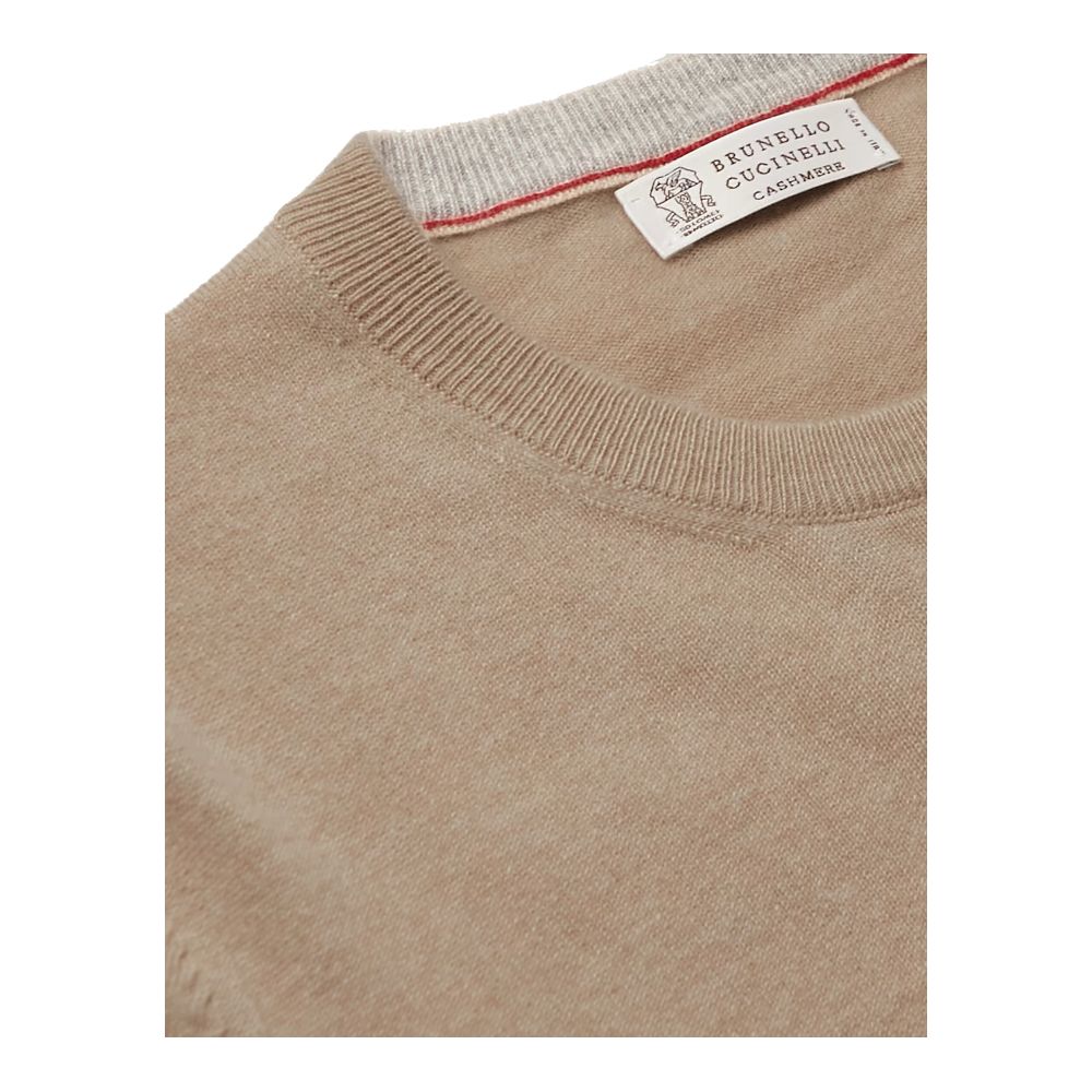 Beige Wool Sweater - GlamHub Luxury and Icon Brand Clothing