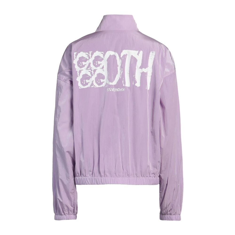 Purple Nylon Jackets & Coat - GlamHub Luxury and Icon Brand Clothing