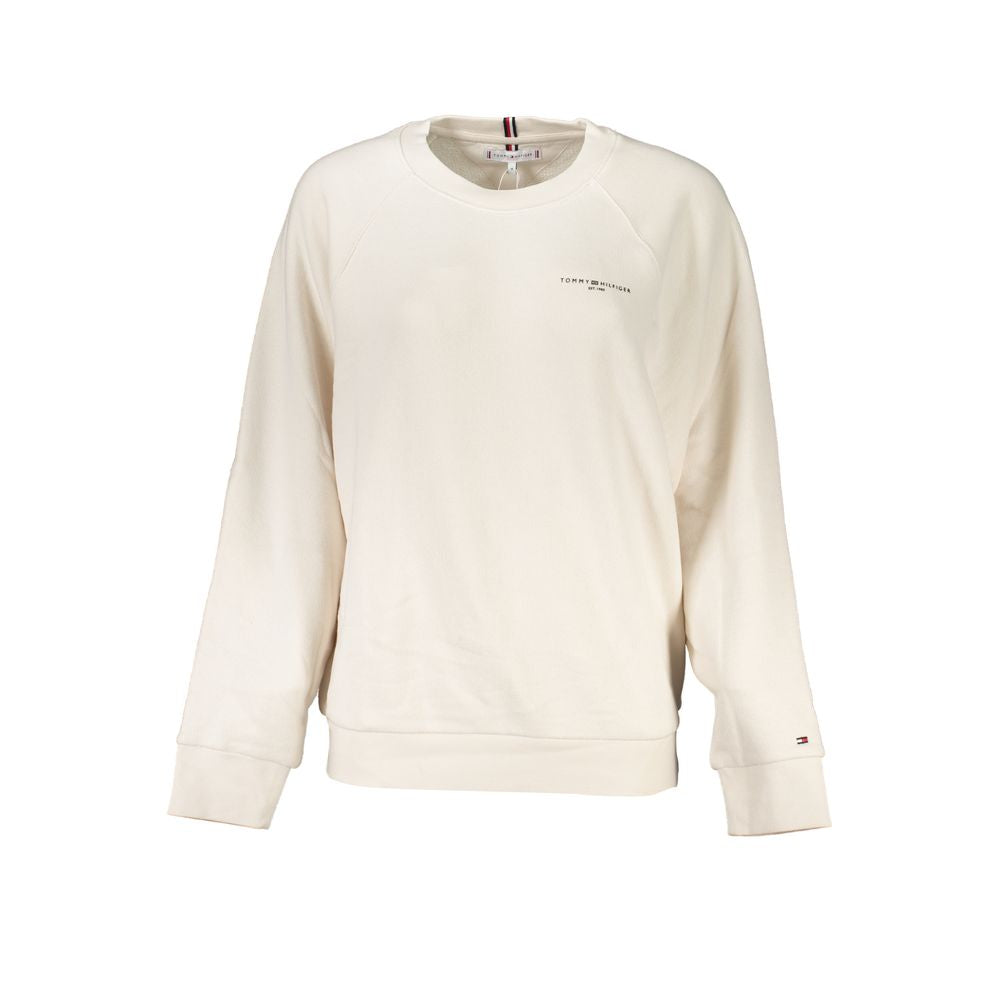 Beige Cotton Sweater - GlamHub Luxury and Icon Brand Clothing