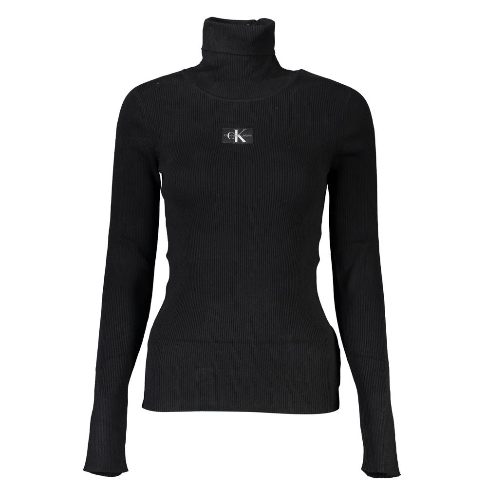 Black Lyocell Sweater - GlamHub Luxury and Icon Brand Clothing