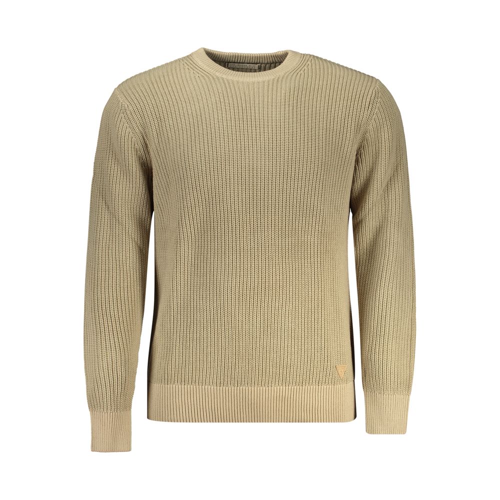 Beige Cotton Sweater - GlamHub Luxury and Icon Brand Clothing