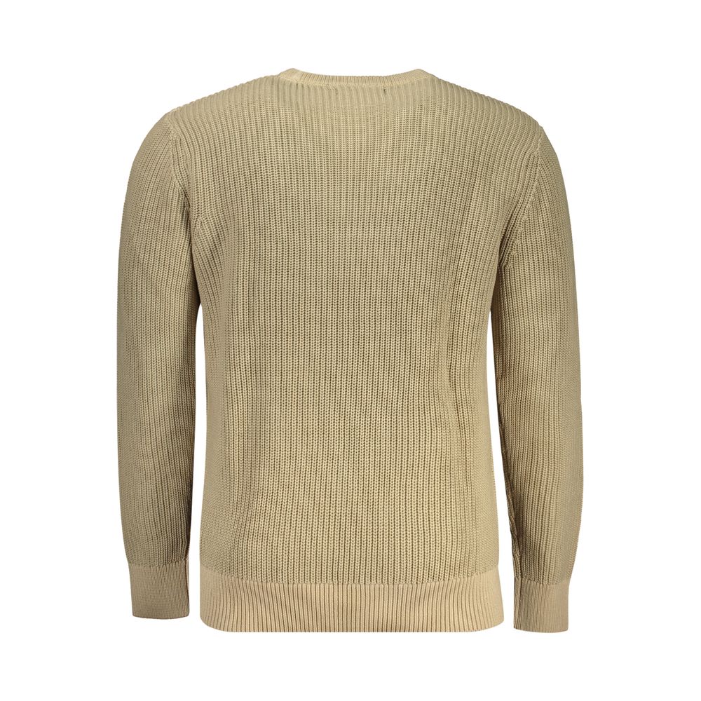 Beige Cotton Sweater - GlamHub Luxury and Icon Brand Clothing