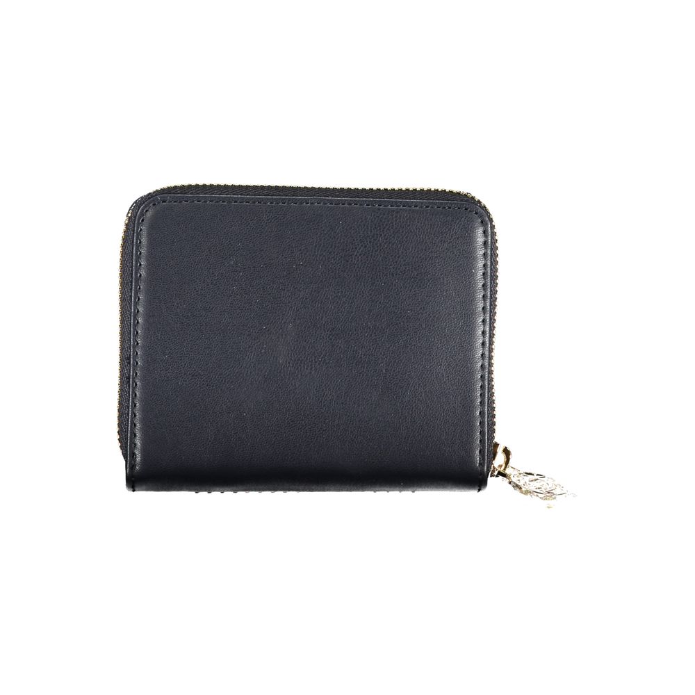 Blue Polyethylene Wallet - GlamHub Luxury and Icon Brand Clothing