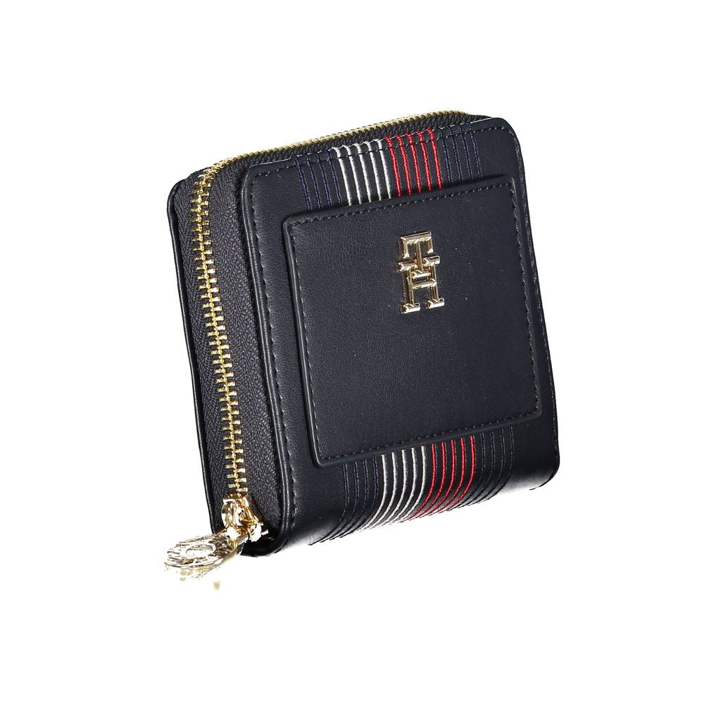 Blue Polyethylene Wallet - GlamHub Luxury and Icon Brand Clothing