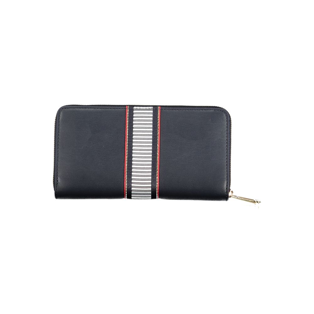 Blue Polyethylene Wallet - GlamHub Luxury and Icon Brand Clothing