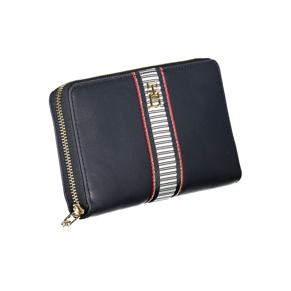 Blue Polyethylene Wallet - GlamHub Luxury and Icon Brand Clothing