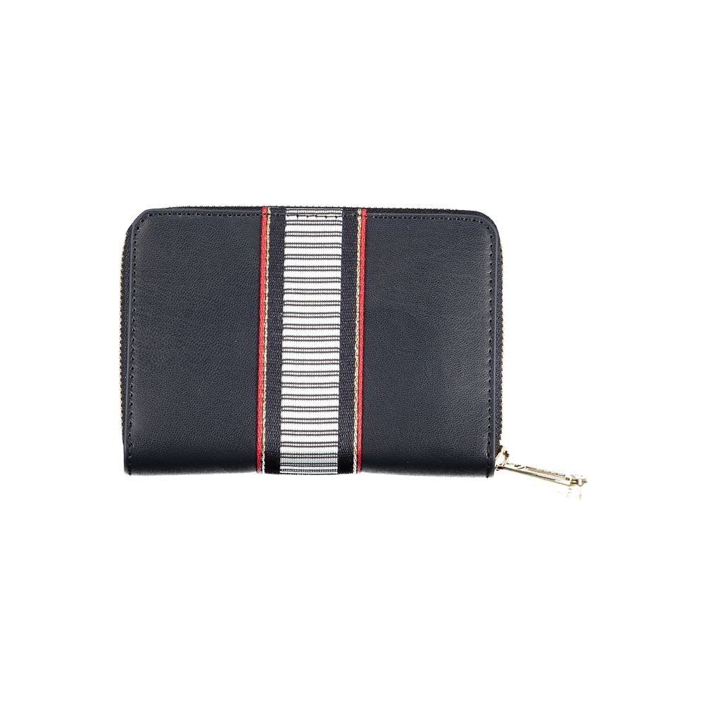 Blue Polyethylene Wallet - GlamHub Luxury and Icon Brand Clothing