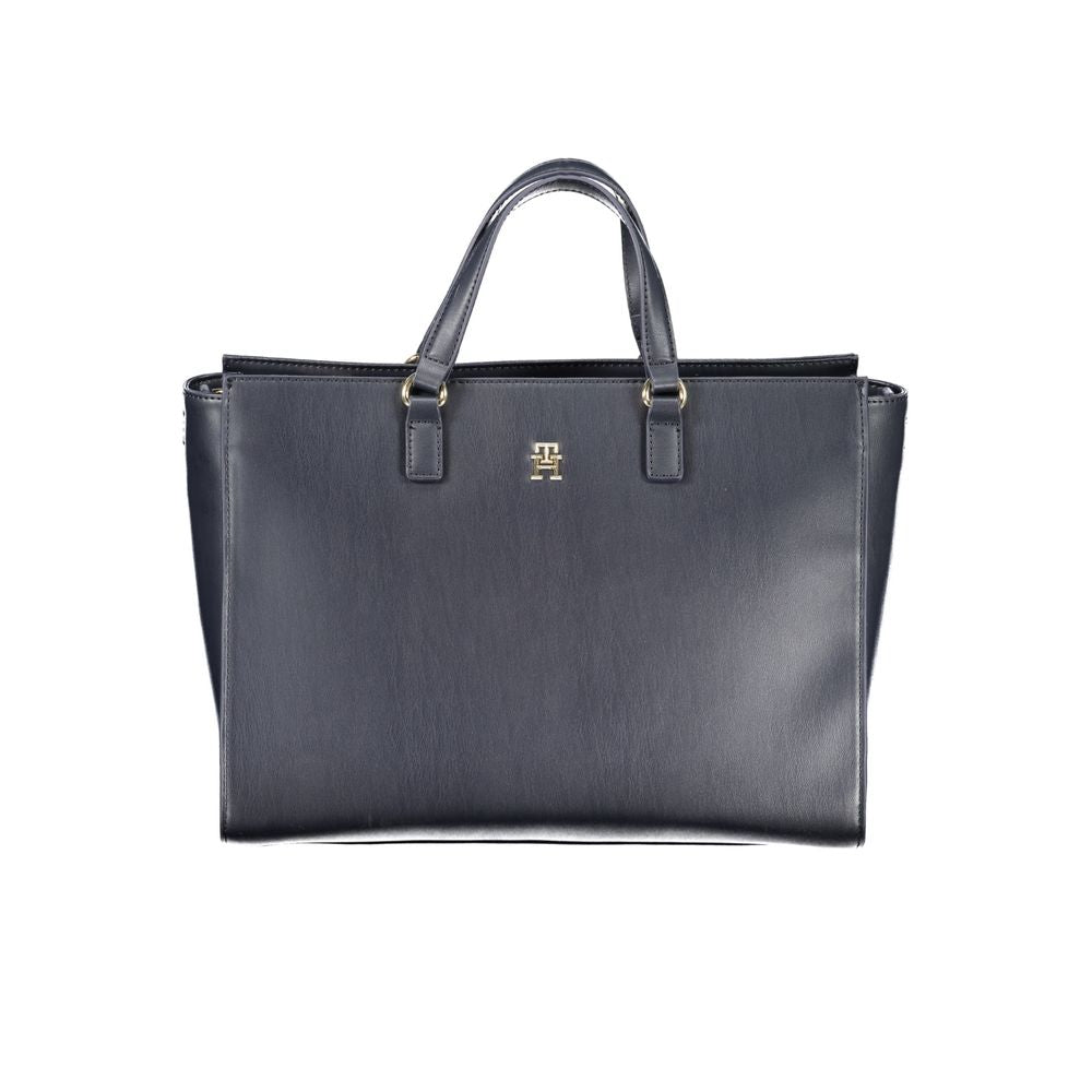 Blue Polyethylene Handbag - GlamHub Luxury and Icon Brand Clothing