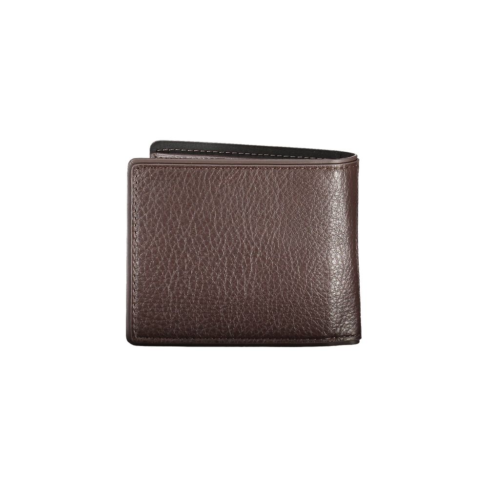 Brown Leather Wallet - GlamHub Luxury and Icon Brand Clothing