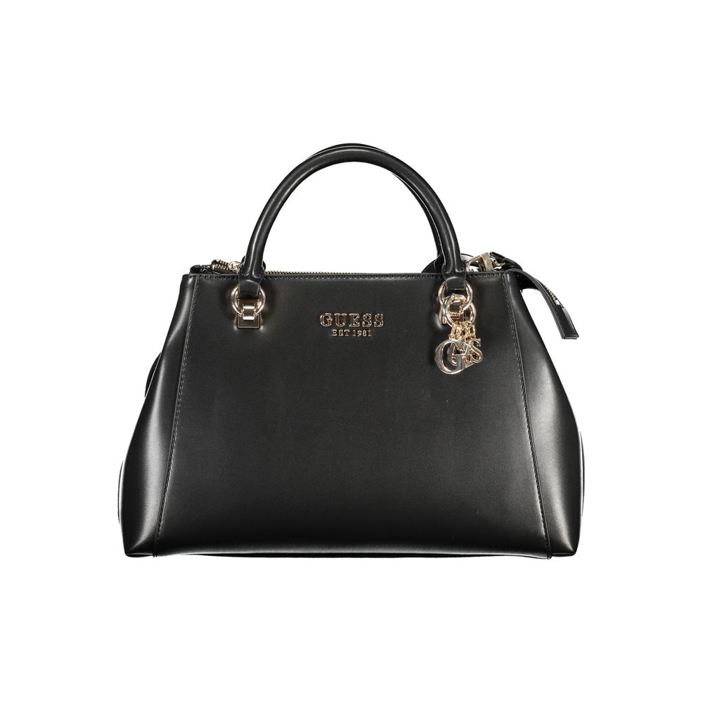 Black Polyethylene Handbag - GlamHub Luxury and Icon Brand Clothing