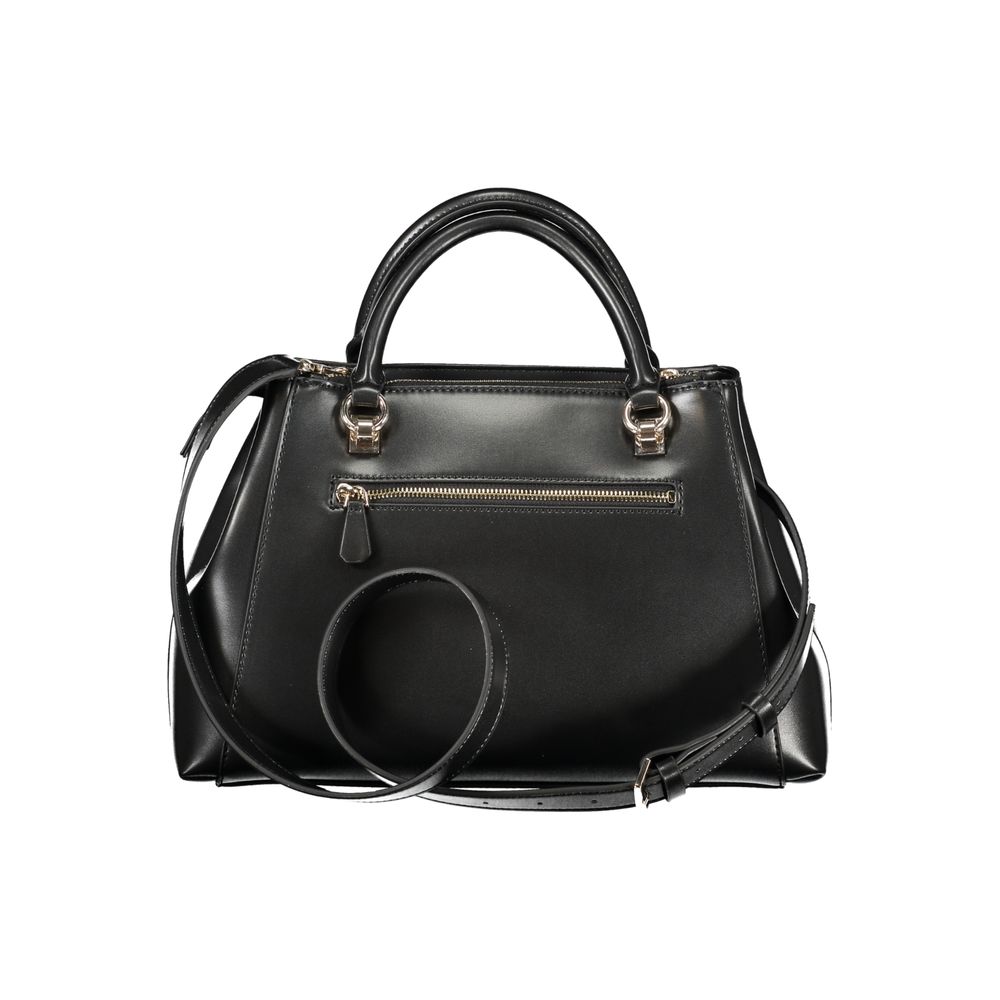 Black Polyethylene Handbag - GlamHub Luxury and Icon Brand Clothing