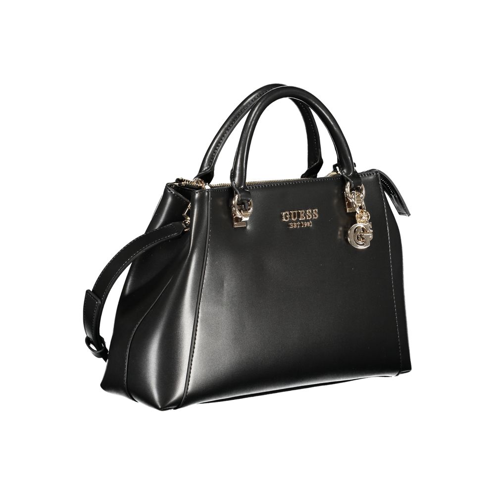 Black Polyethylene Handbag - GlamHub Luxury and Icon Brand Clothing