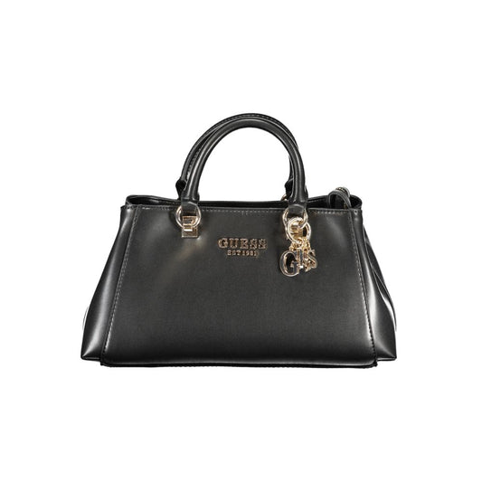 Black Polyethylene Handbag - GlamHub Luxury and Icon Brand Clothing