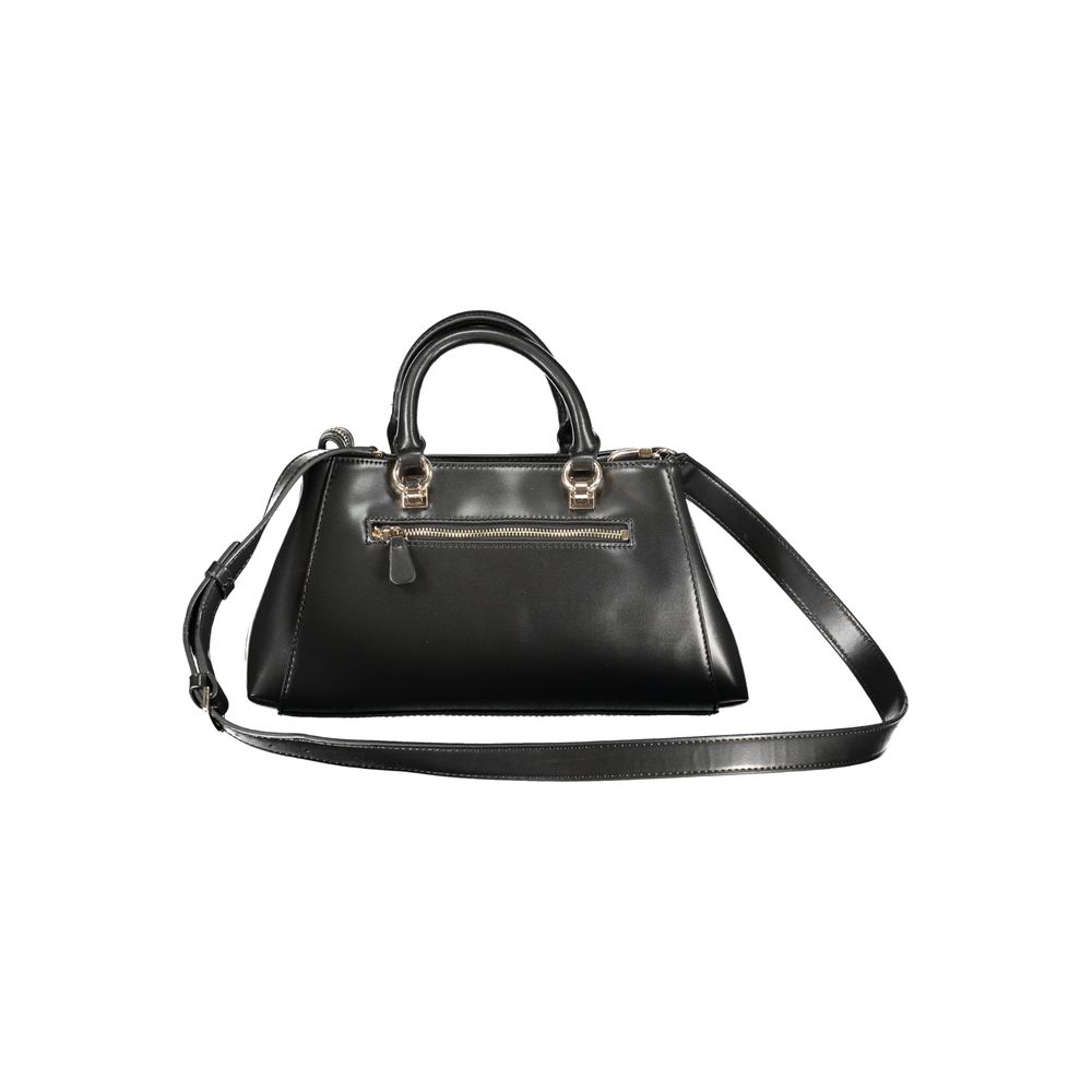 Black Polyethylene Handbag - GlamHub Luxury and Icon Brand Clothing