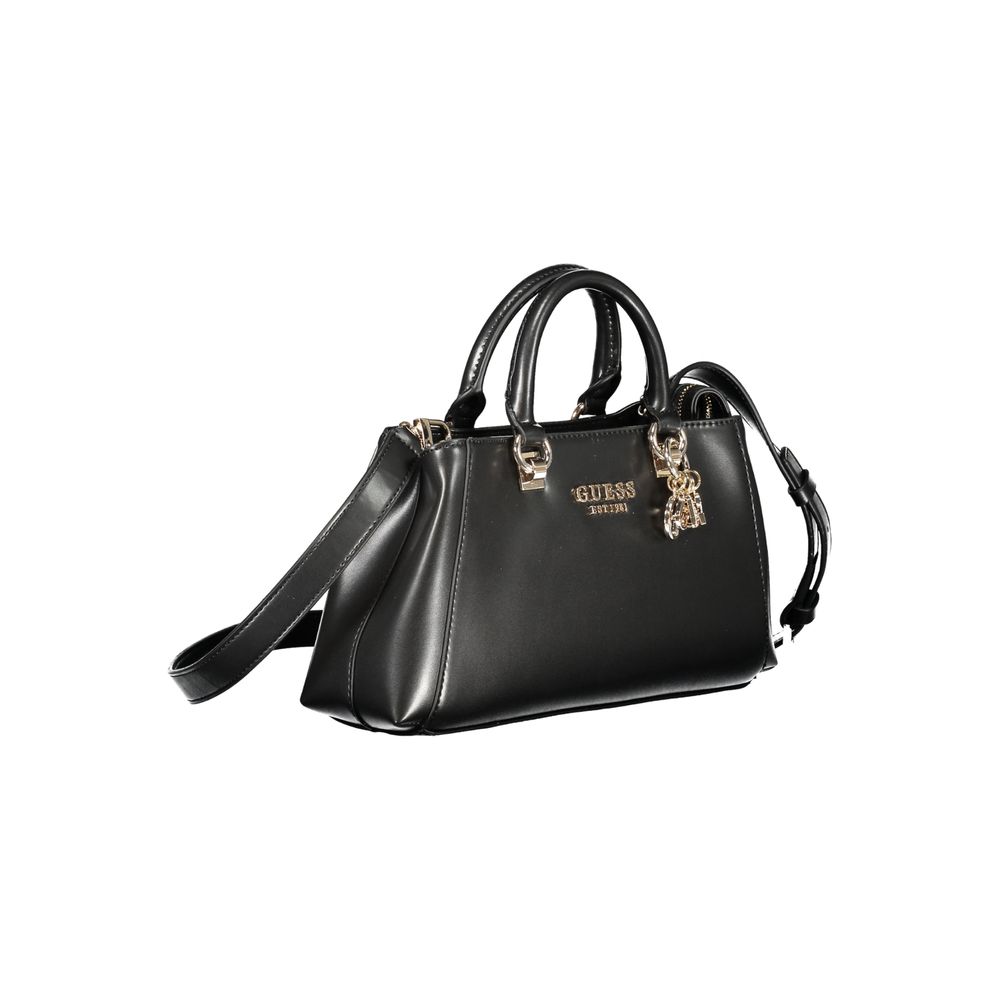 Black Polyethylene Handbag - GlamHub Luxury and Icon Brand Clothing