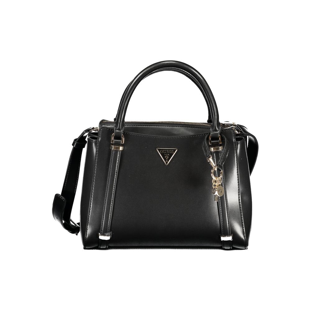 Black Polyethylene Handbag - GlamHub Luxury and Icon Brand Clothing