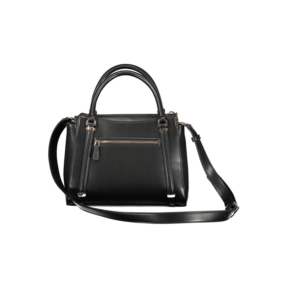 Black Polyethylene Handbag - GlamHub Luxury and Icon Brand Clothing