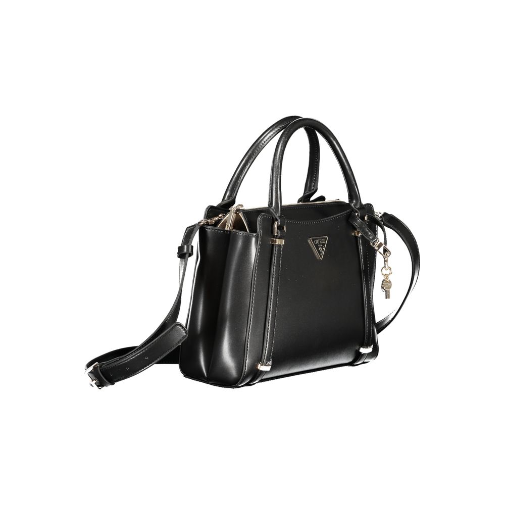 Black Polyethylene Handbag - GlamHub Luxury and Icon Brand Clothing