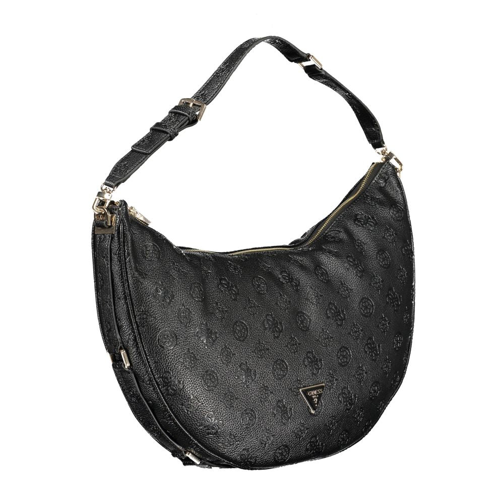 Black Polyethylene Handbag - GlamHub Luxury and Icon Brand Clothing