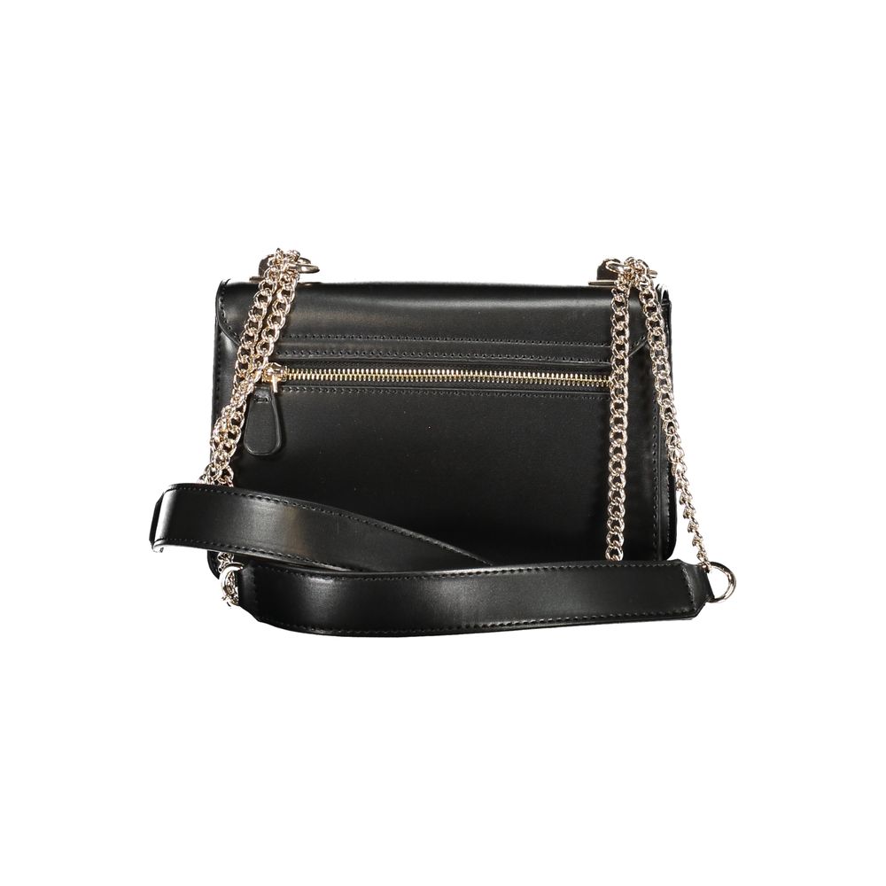 Black Polyethylene Handbag - GlamHub Luxury and Icon Brand Clothing