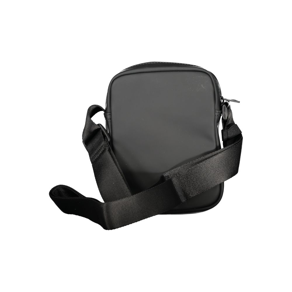 Black Polyethylene Shoulder Bag - GlamHub Luxury and Icon Brand Clothing