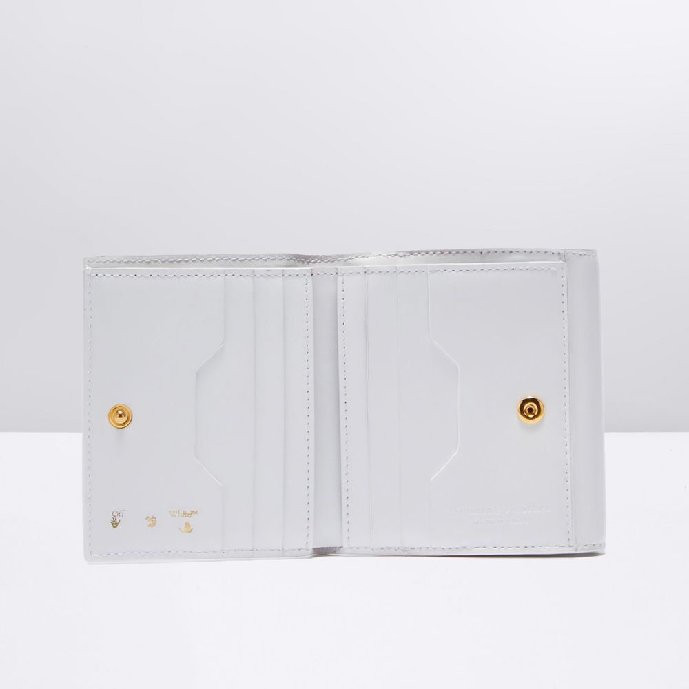 White Leather Wallet - GLAMHUB BOUTIQUE 