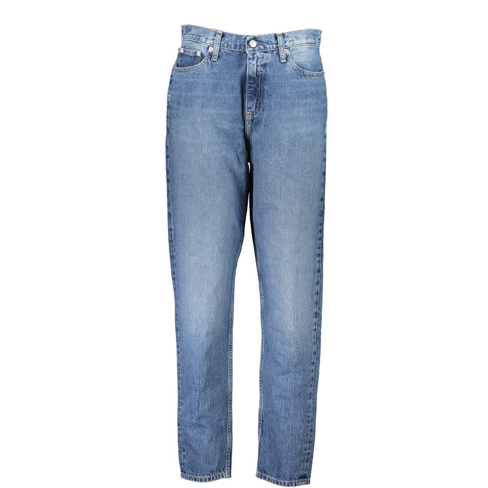 Blue Cotton Jeans & Pant - GlamHub Luxury and Icon Brand Clothing