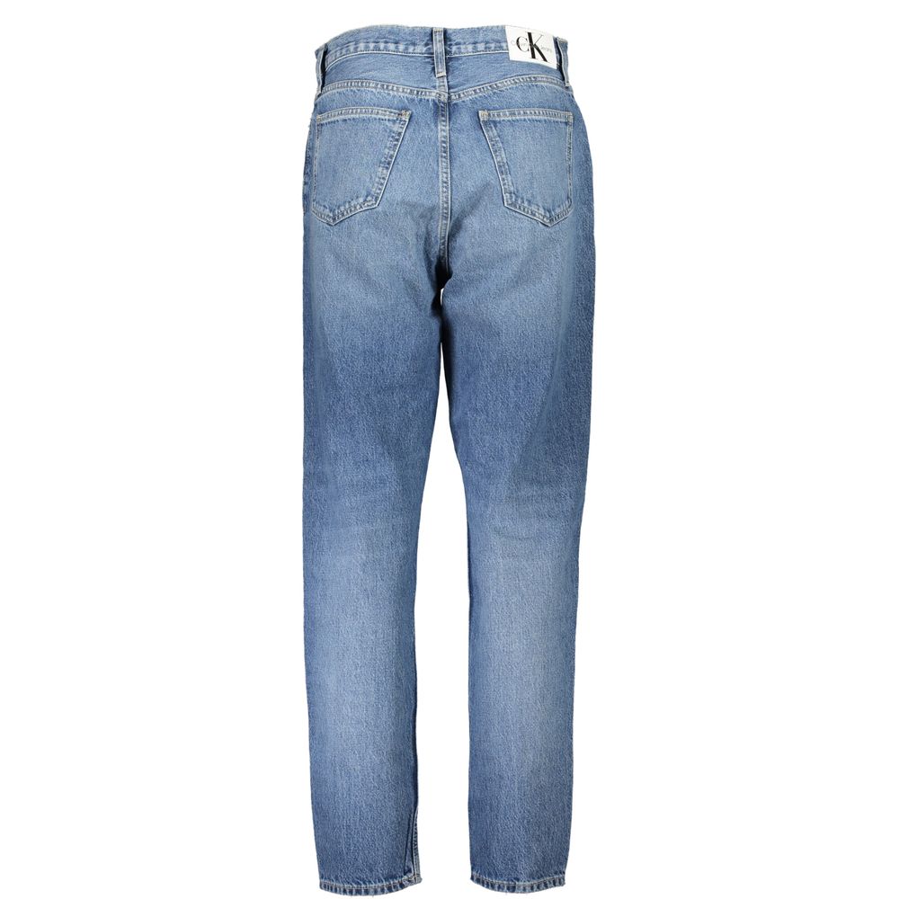 Blue Cotton Jeans & Pant - GlamHub Luxury and Icon Brand Clothing