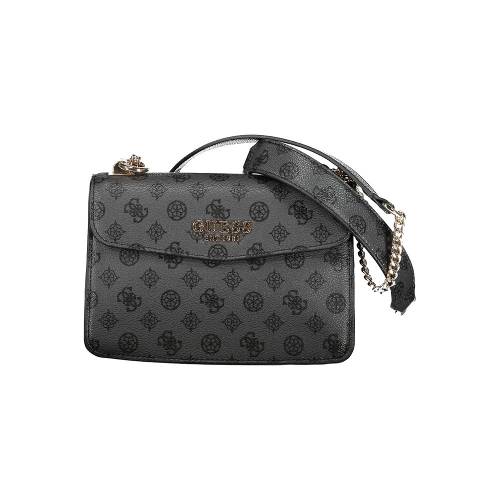 Gray Polyethylene Handbag - GlamHub Luxury and Icon Brand Clothing