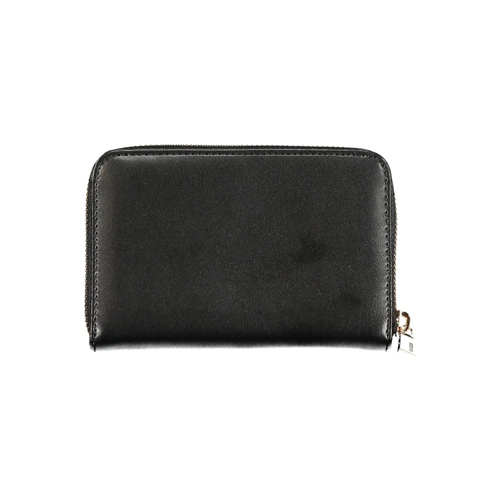 Black Polyethylene Wallet - GlamHub Luxury and Icon Brand Clothing