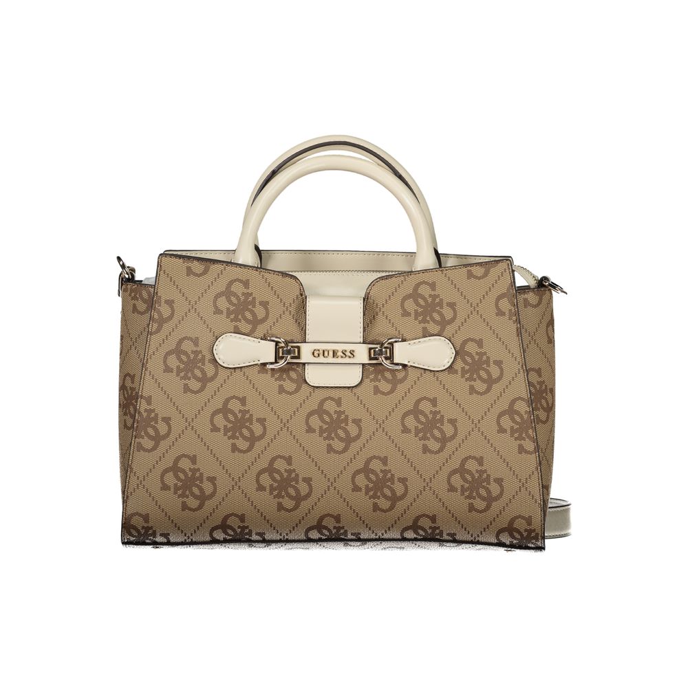 Beige Polyethylene Handbag - GlamHub Luxury and Icon Brand Clothing