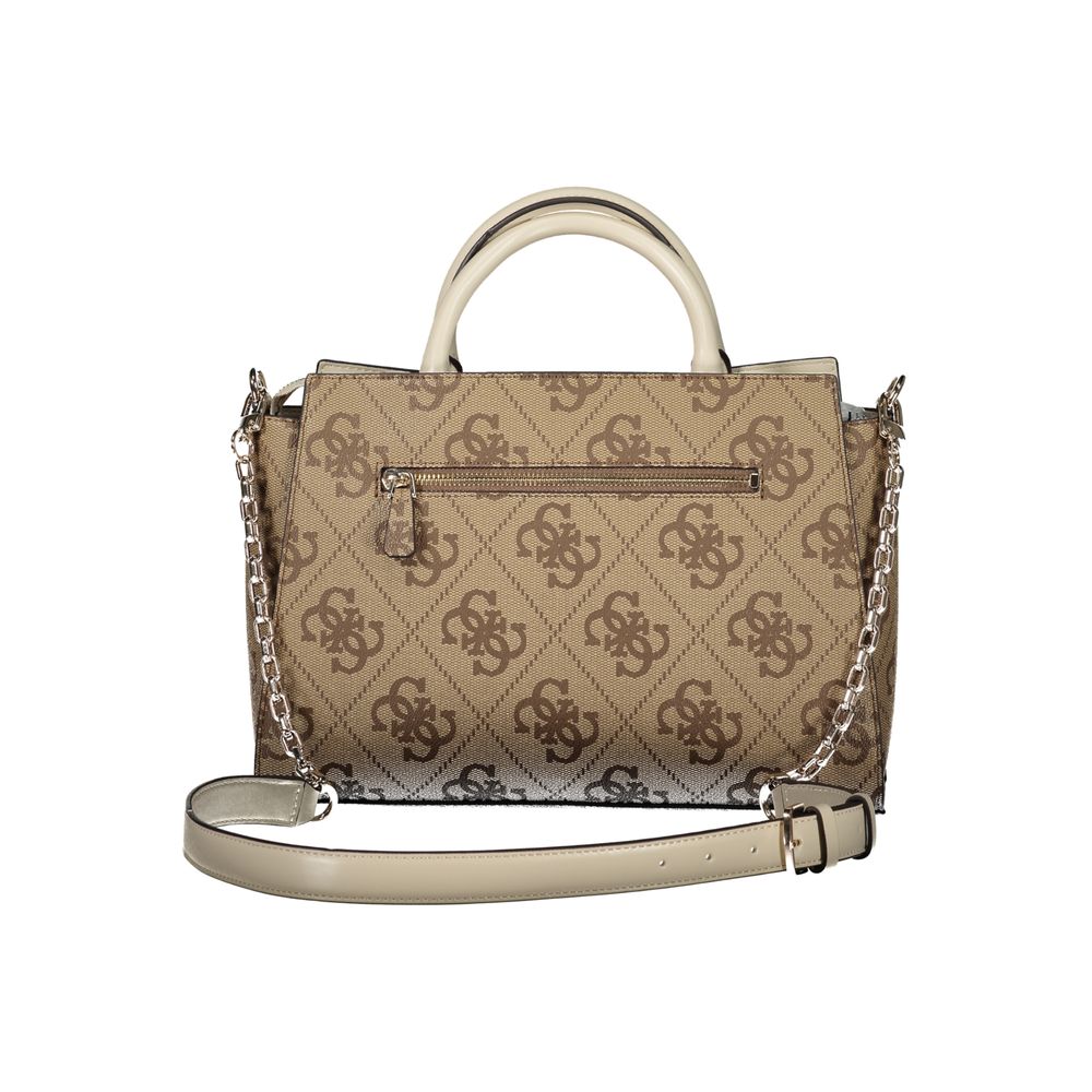 Beige Polyethylene Handbag - GlamHub Luxury and Icon Brand Clothing