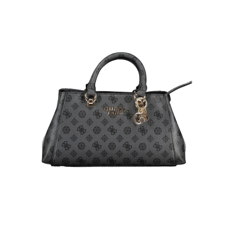 Gray Polyethylene Handbag - GlamHub Luxury and Icon Brand Clothing