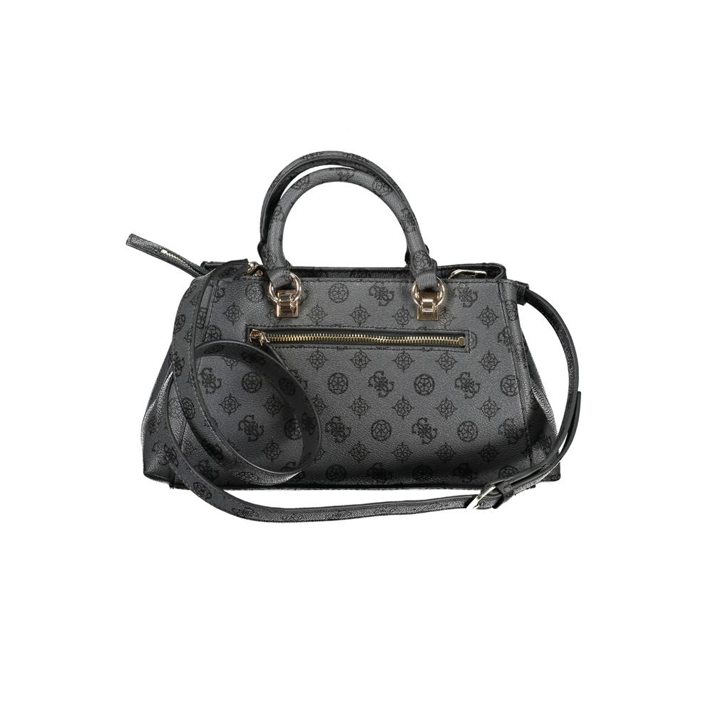 Gray Polyethylene Handbag - GlamHub Luxury and Icon Brand Clothing