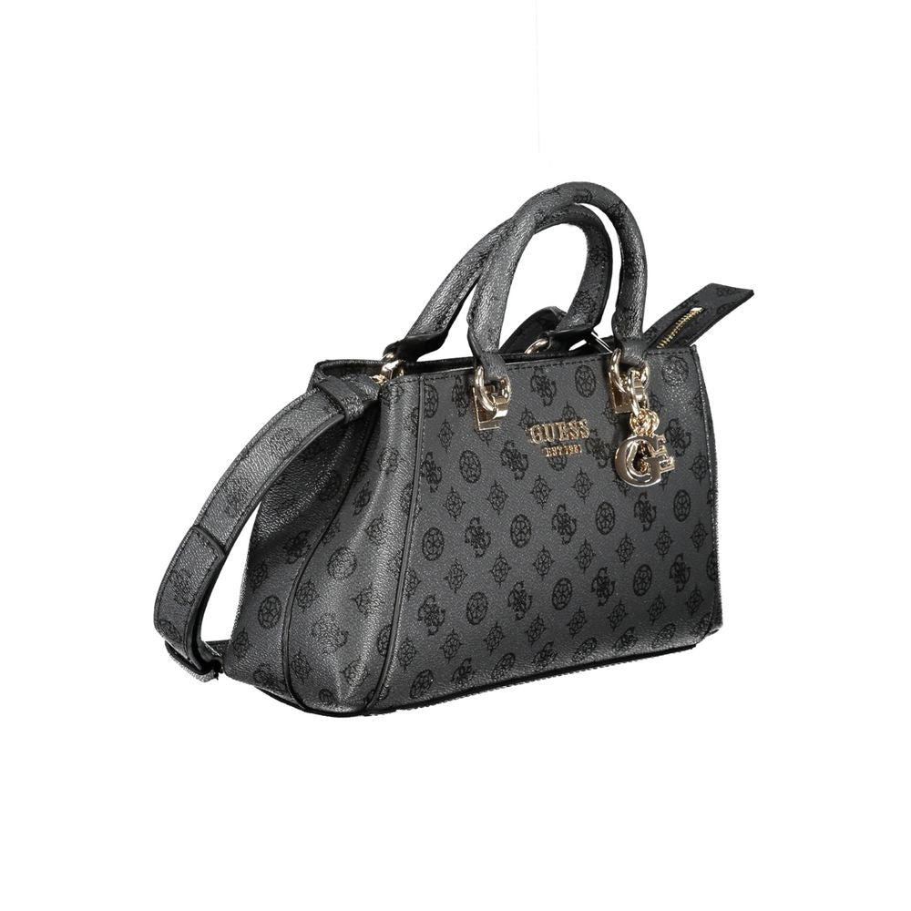 Gray Polyethylene Handbag - GlamHub Luxury and Icon Brand Clothing