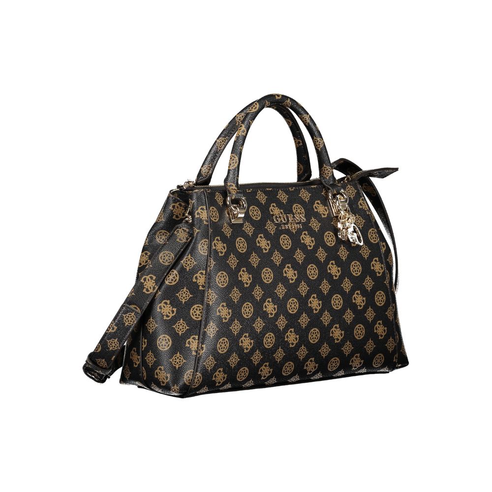 Brown Polyethylene Handbag - GlamHub Luxury and Icon Brand Clothing