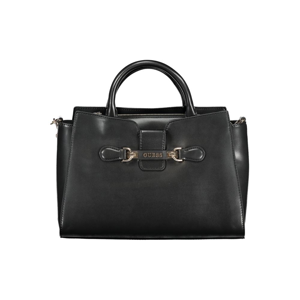 Black Polyethylene Handbag - GlamHub Luxury and Icon Brand Clothing