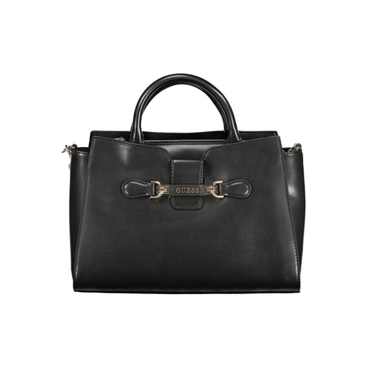 Black Polyethylene Handbag - GlamHub Luxury and Icon Brand Clothing