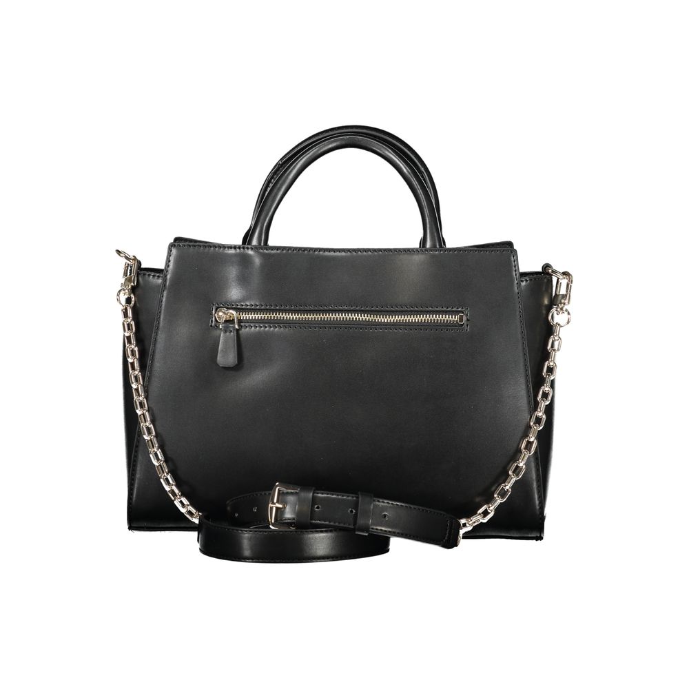 Black Polyethylene Handbag - GlamHub Luxury and Icon Brand Clothing