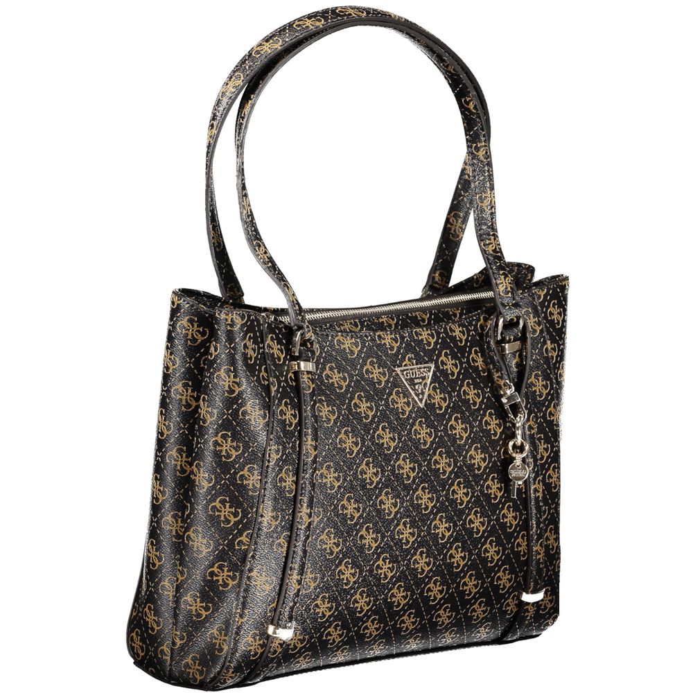 Brown Polyethylene Handbag - GlamHub Luxury and Icon Brand Clothing