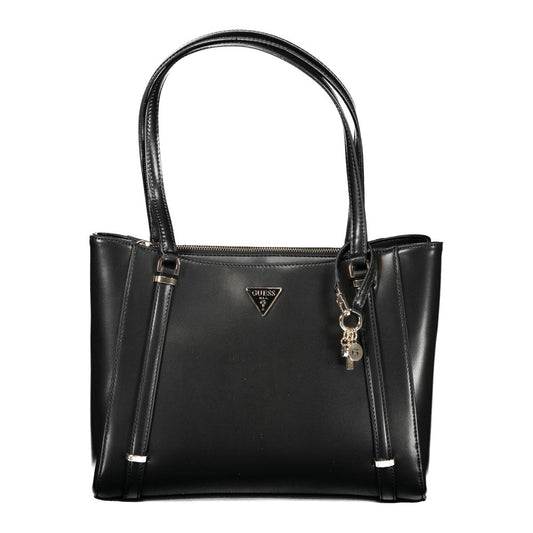 Black Polyethylene Handbag - GlamHub Luxury and Icon Brand Clothing